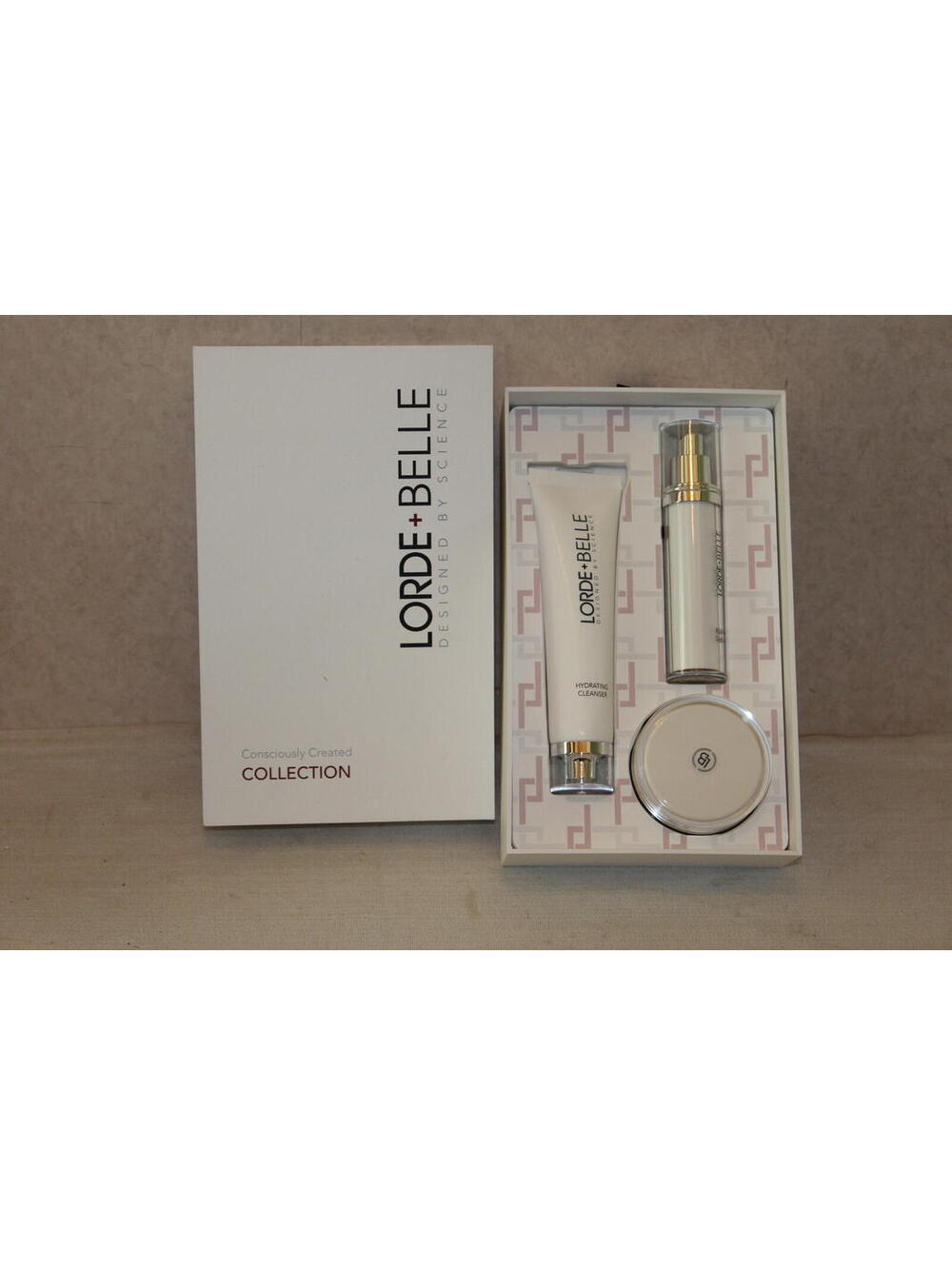 NEW Lorde + Belle Skincare Gift Set Hydrating Cleanser, Serum & Moisturizer